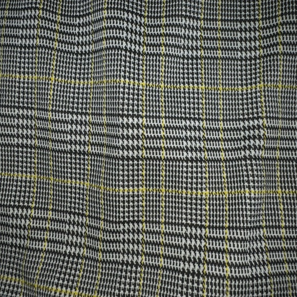 MELLODAY Plaid Trench Coat • Yellow & Black Clueless • Back to School Medium - Picture 9 of 10